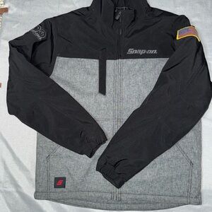 Snap-on 100th Anniversary Men's Black and Gray Performance Jacket Size M